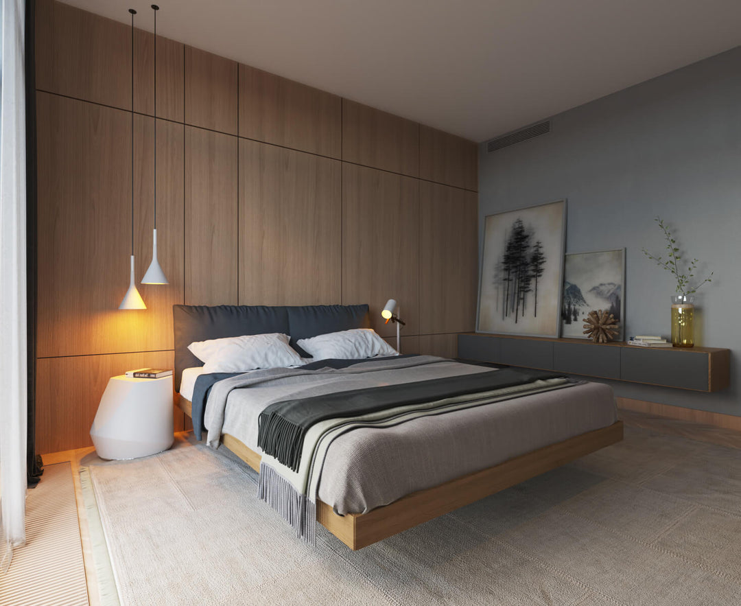 Cubix bed for a sophisticated and minimalist bedroom
