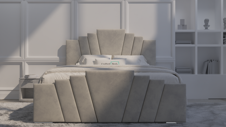 Mozart Art Deco Luxe Bed Frame