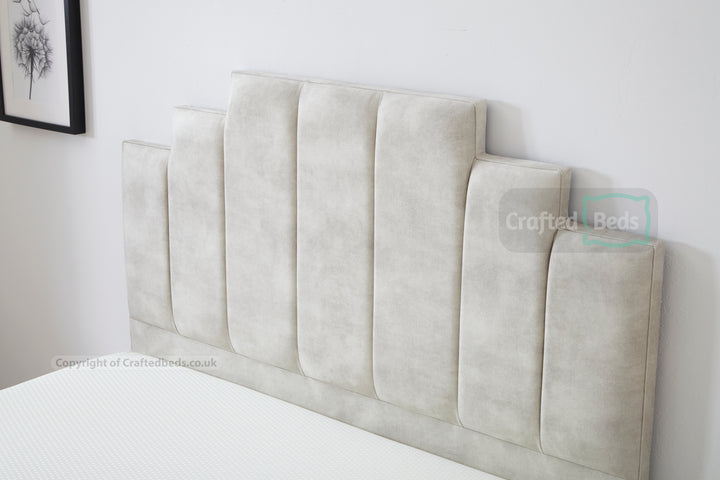 Art Deco Low Footend Upholstered Bed