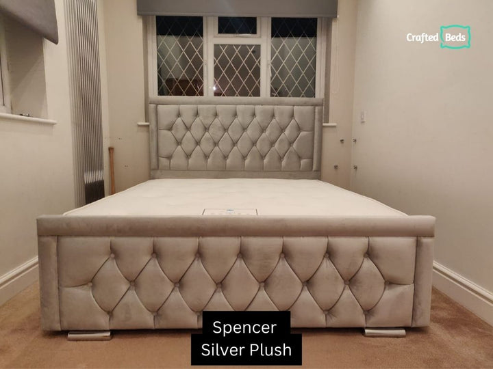 Spencer Chesterfield Upholstered Bed Frame