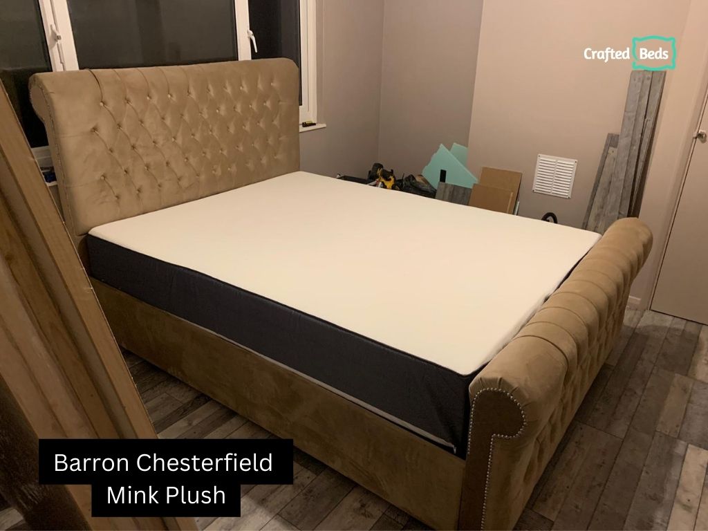 Barron Chesterfield Sleigh  Bed