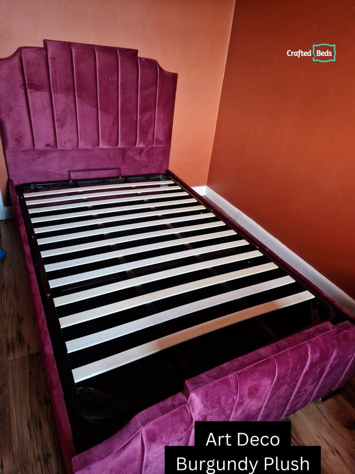 Art Deco Upholstered  Bed Frame