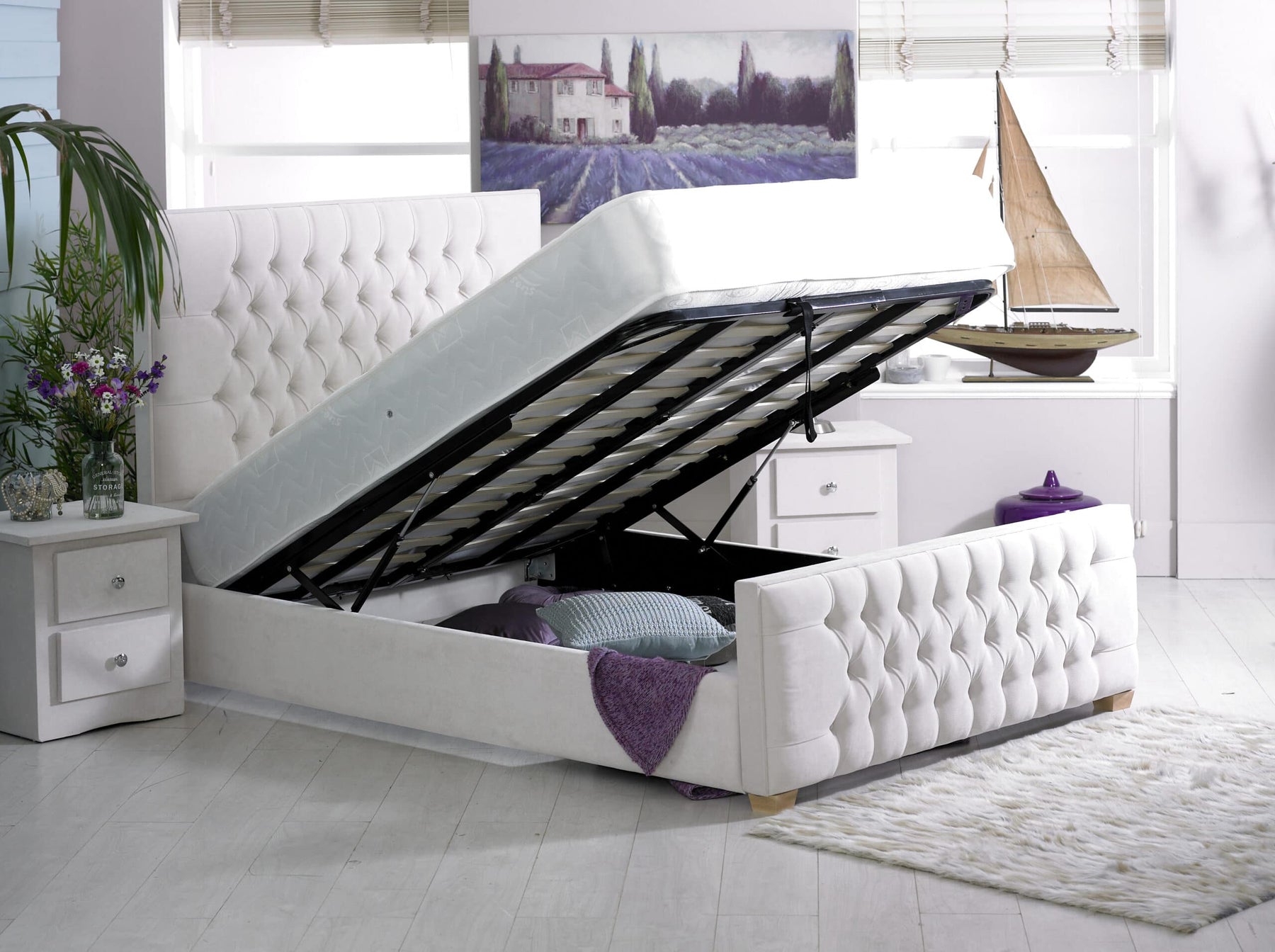 Oxford Chesterfield Bed Frame – Crafted Beds Ltd