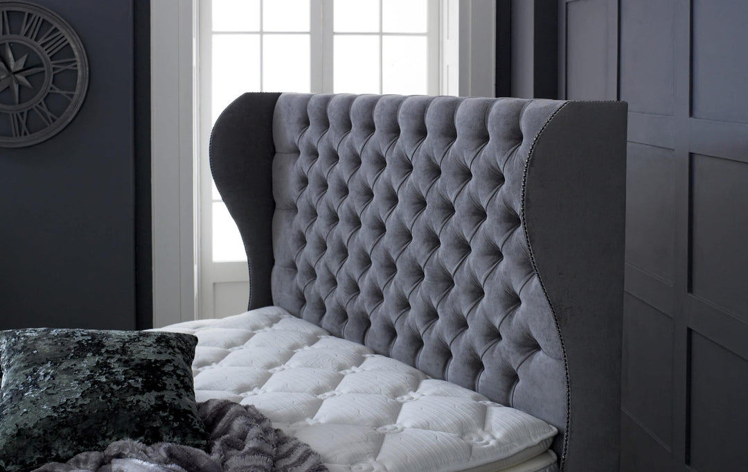 Chesterfield Wing Bed | Crafted Beds – Crafted Beds Ltd