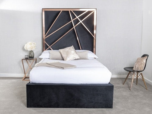 Shard Gold Bed Frame  By Oliver  And Sons